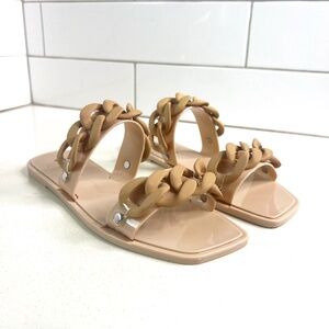 Steve Madden Women's Zimma Sandals, Color Nude, Size 8